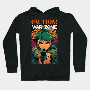 Caution! War Zone Hoodie